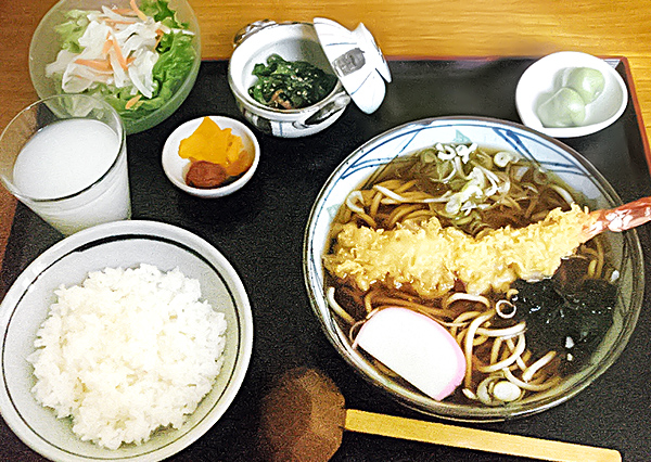 海老天ぷら蕎麦御膳