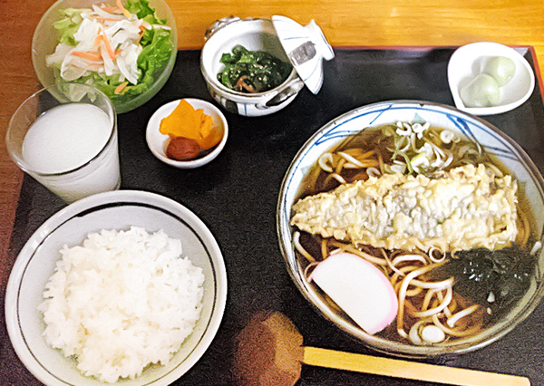 にしん天ぷら蕎麦御膳