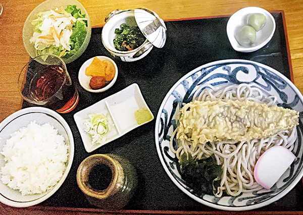 （冷）にしん天ぷら蕎麦御膳