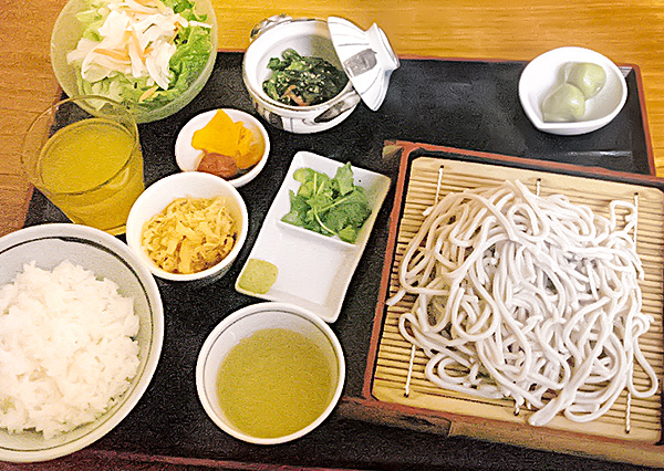 塩せいろ蕎麦御膳