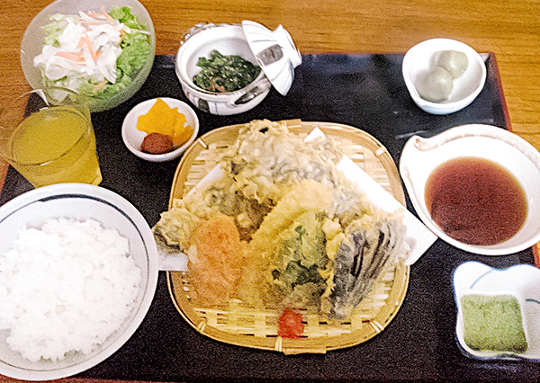 にしんの天ぷら盛り御膳