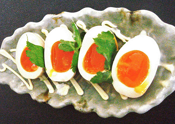 味付け半熟たまご