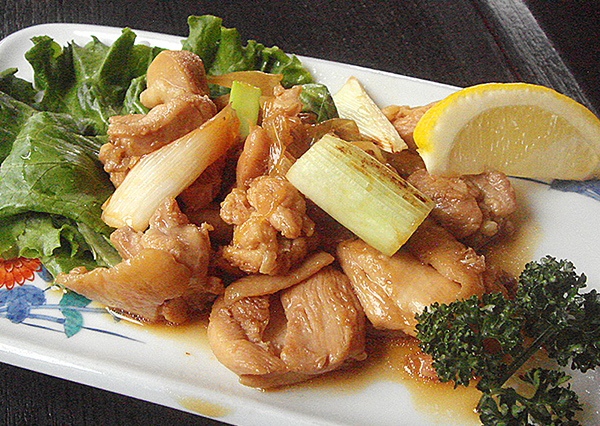 蕎麦屋の焼き鳥皿