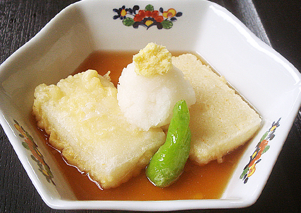 餅天の揚げ出し風