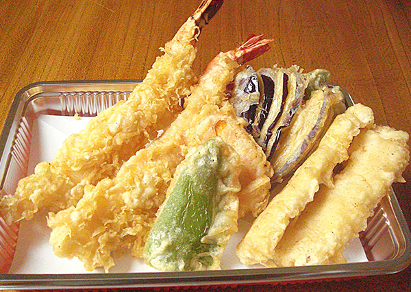 海老の天ぷら盛合せ
